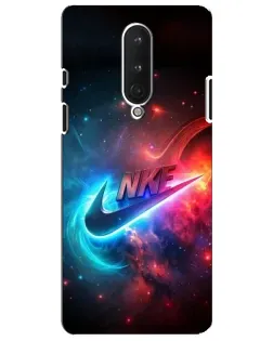 Чохол для OnePlus 8 з картинкою «Вогняний логотип Nike»