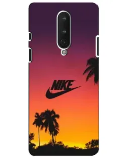 Чохол для OnePlus 8 з картинкою «Nike на заході сонця»