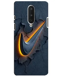 Чохол для OnePlus 8 з картинкою «Об'ємний логотип Найк»