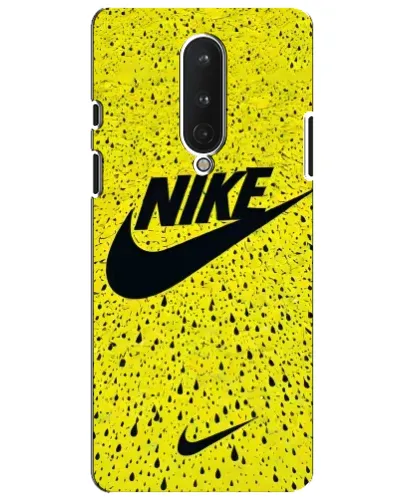 Чохол для OnePlus 8 з картинкою «Жовтий текстурний Nike»