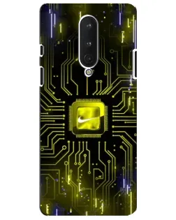 Чохол для OnePlus 8 з картинкою «Nike — золота іскра»