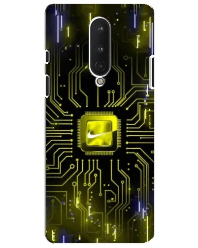 Чохол для OnePlus 8 з картинкою «Nike — золота іскра»