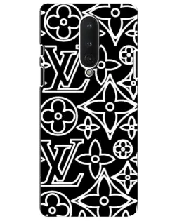 Чохол для OnePlus 8 з картинкою «Чорно-білий візерунок LV» Чохол для OnePlus 8 з картинкою «Чорно-білий візерунок LV»