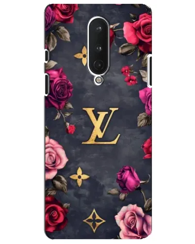 Чохол для OnePlus 8 з картинкою «Квітковий Louis Vuitton»