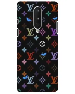 Чохол для OnePlus 8 з картинкою «Кольорова монограма LV»