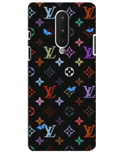 Чохол для OnePlus 8 з картинкою «Кольорова монограма LV»