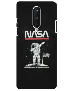 Чехол для OnePlus 8 с картинкой «NASA — шагаем по Луне»