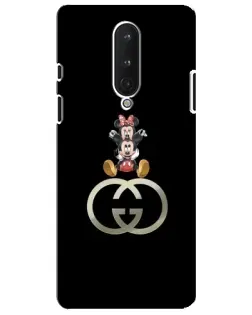 Чехол для OnePlus 8 с картинкой «Минни Маус на лого»