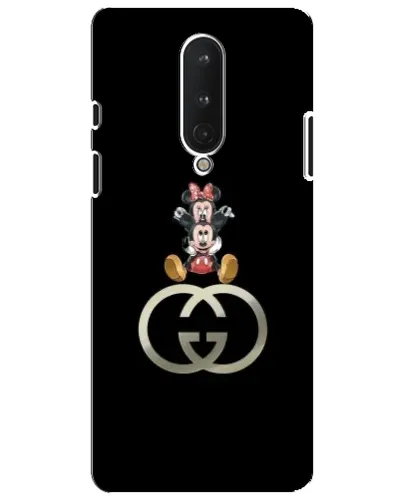 Чехол для OnePlus 8 с картинкой «Минни Маус на лого»