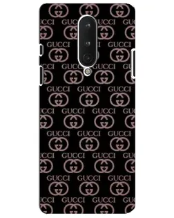 Чехол для OnePlus 8 с картинкой «Классическая монограмма Gucci»