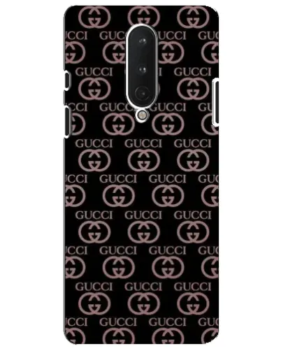 Чехол для OnePlus 8 с картинкой «Классическая монограмма Gucci»