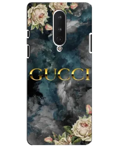 Чехол для OnePlus 8 с картинкой «Абстрактные цветы Gucci»