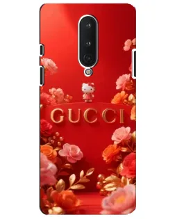 Чехол для OnePlus 8 с картинкой «Gucci — золотой сад»