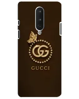 Чехол для OnePlus 8 с картинкой «Gucci — золотая бабочка»
