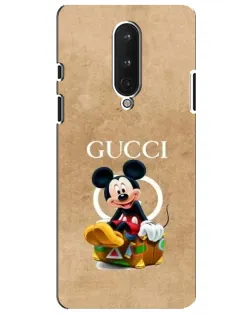 Чехол для OnePlus 8 с картинкой «Микки Маус Gucci — крафт»