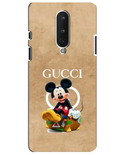 Чехол для OnePlus 8 с картинкой «Микки Маус Gucci — крафт»