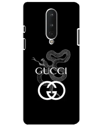 Чехол для OnePlus 8 с картинкой «Gucci — серебряная змея»