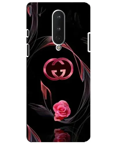 Чехол для OnePlus 8 с картинкой «Gucci — неоновая роза»
