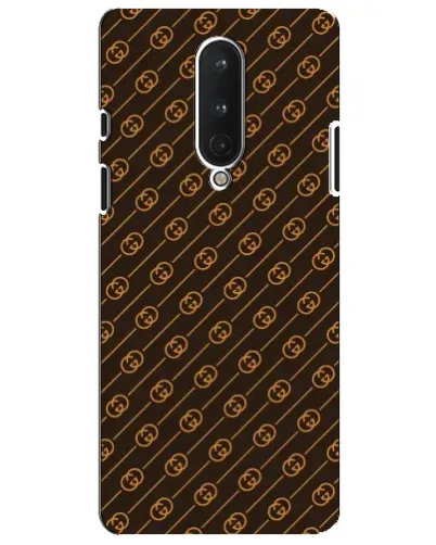 Чехол для OnePlus 8 с картинкой «Gucci — золотые диагонали»