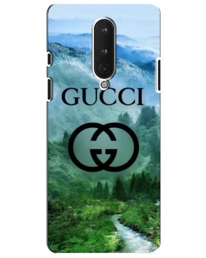 Чехол для OnePlus 8 с картинкой «Gucci — горный пейзаж»