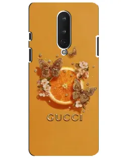 Чохол для OnePlus 8 з картинкою «Gucci — золоті метелики» Чохол для OnePlus 8 з картинкою «Gucci — золоті метелики»