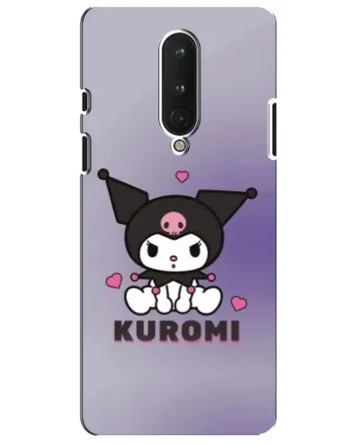 Чехол для OnePlus 8 с картинкой «Kuromi — фиолетовый арт»