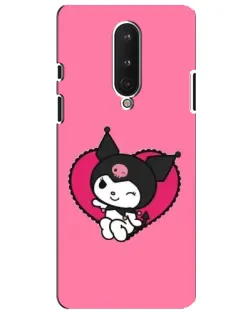 Чехол для OnePlus 8 с картинкой «Kuromi — любовь в сердце» Чехол для OnePlus 8 с картинкой «Kuromi — любовь в сердце»