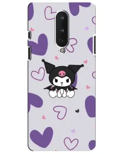 Чехол для OnePlus 8 с картинкой «Kuromi и лавандовые сердца» Чехол для OnePlus 8 с картинкой «Kuromi и лавандовые сердца»