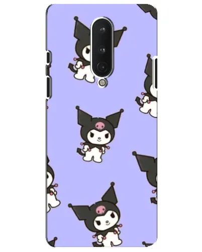 Чехол для OnePlus 8 с картинкой «Паттерн с Kuromi»