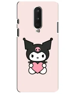 Чехол для OnePlus 8 с картинкой «Kuromi и сердце» Чехол для OnePlus 8 с картинкой «Kuromi и сердце»