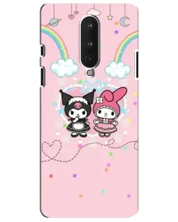 Чехол для OnePlus 8 с картинкой «My Melody и Kuromi» Чехол для OnePlus 8 с картинкой «My Melody и Kuromi»