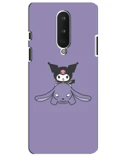 Чехол для OnePlus 8 с картинкой «Kuromi на лиловом фоне» Чехол для OnePlus 8 с картинкой «Kuromi на лиловом фоне»
