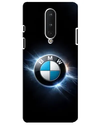 Чохол для OnePlus 8 з картинкою «BMW — неонове сяйво»