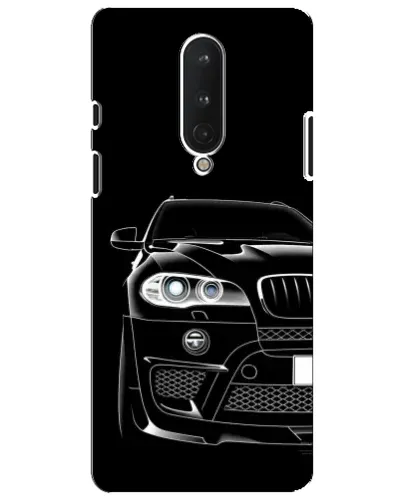 Чохол для OnePlus 8 з картинкою «Темний силует BMW»