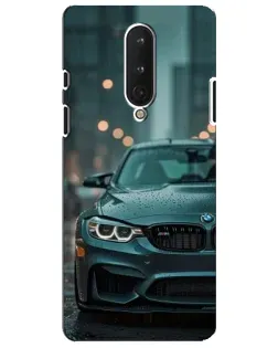 Чохол для OnePlus 8 з картинкою «BMW у вогнях міста»