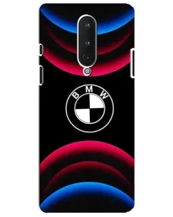Чохол для OnePlus 8 з картинкою «Логотип BMW та неонові дуги»