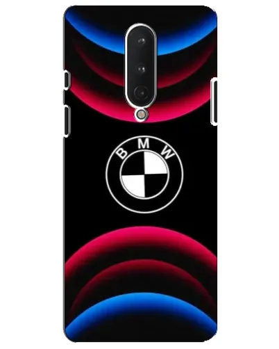 Чохол для OnePlus 8 з картинкою «Логотип BMW та неонові дуги»
