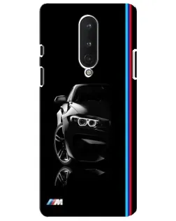 Чохол для OnePlus 8 з картинкою «Силует BMW в темряві»