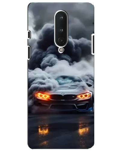 Чохол для OnePlus 8 з картинкою «BMW у диму»