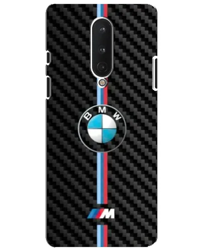 Чохол для OnePlus 8 з картинкою «Емблема BMW та карбон»