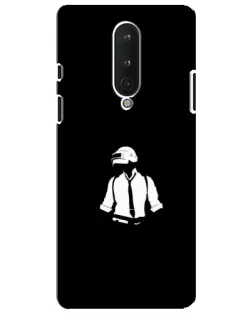 Чехол для OnePlus 8 с картинкой «PUBG — белый шлем»