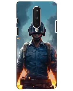 Чехол для OnePlus 8 с картинкой «PUBG — реалистичный герой»