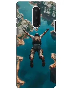 Чехол для OnePlus 8 с картинкой «PUBG — свободное падение»