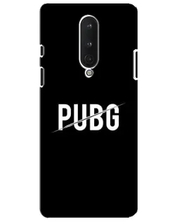Чехол для OnePlus 8 с картинкой «PUBG — белый логотип»