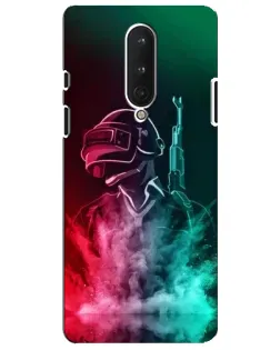 Чехол для OnePlus 8 с картинкой «PUBG — огненный воин»