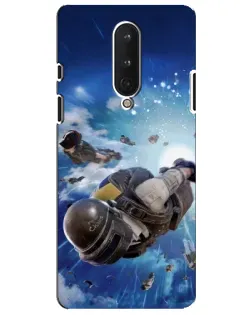 Чехол для OnePlus 8 с картинкой «Десант PUBG — прыжок»