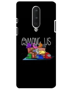 Чехол для OnePlus 8 с картинкой «Логотип Among Us» Чехол для OnePlus 8 с картинкой «Логотип Among Us»