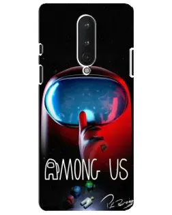 Чехол для OnePlus 8 с картинкой «Красный импостер — макро» Чехол для OnePlus 8 с картинкой «Красный импостер — макро»