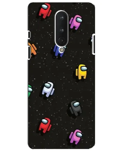 Чехол для OnePlus 8 с картинкой «Космический паттерн Among Us»
