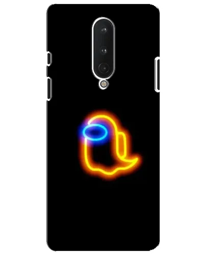 Чехол для OnePlus 8 с картинкой «Among Us неоновое сияние»